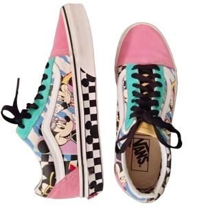 Vans x Disney Vintage Old Skool Suede Sneakers Size Men's 6 Women's 7.5